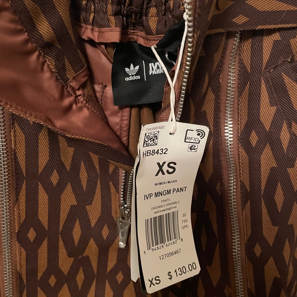 Adidas x IVY PARK Set Wild Brown "Ivy Park" Jacket & Zipper Pants RARE SOLD OUT - Picture 9 of 16